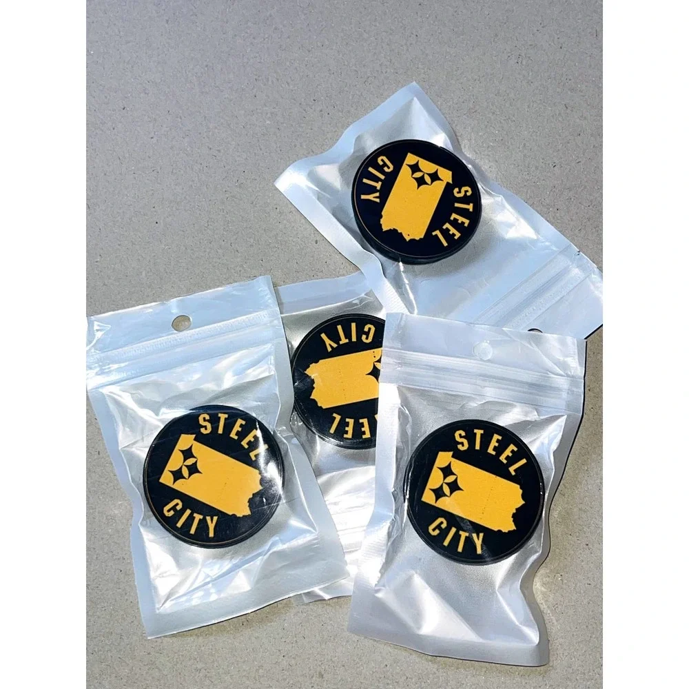 Steelers Football Team Phone Accessory With Super Strong Glue